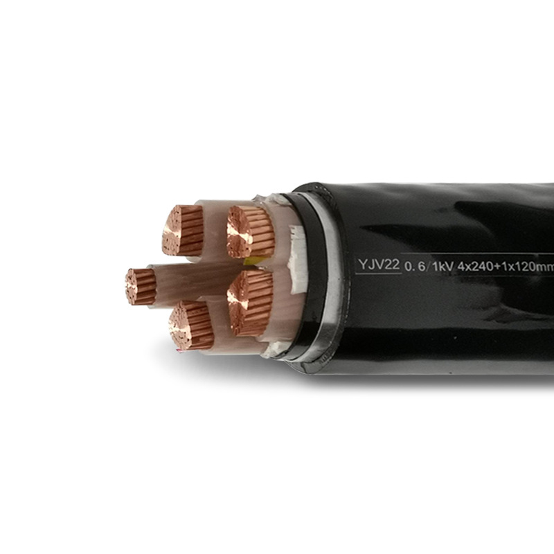 厂家直销铜芯电缆YJV22电缆三相四线1/2/3/4/5芯10-240平方