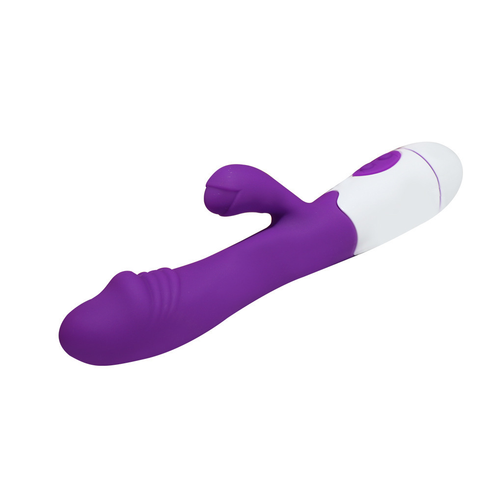 Jiuai G-Spot Vibrator for Women, Silicone Rechargeable Strong Vibration Adult Toy, Rose Red — detail image 15