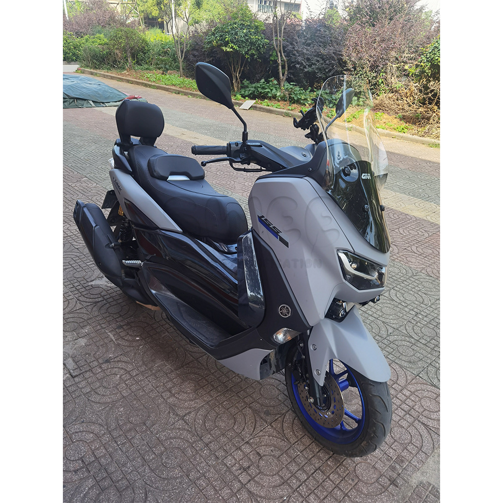 Suitable for 20-24 Yamaha Nmax155 Motorcycle Modification, Non-Destructive Installation of Rear Backrest and Waist Support Bracket