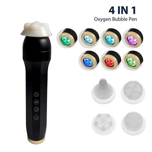 Cross-Border Handheld Oxygen Star Bubble Instrument Oxygen Star Skin Rejuvenation Introduces Facial Cleansing and Brightens Skin Tone