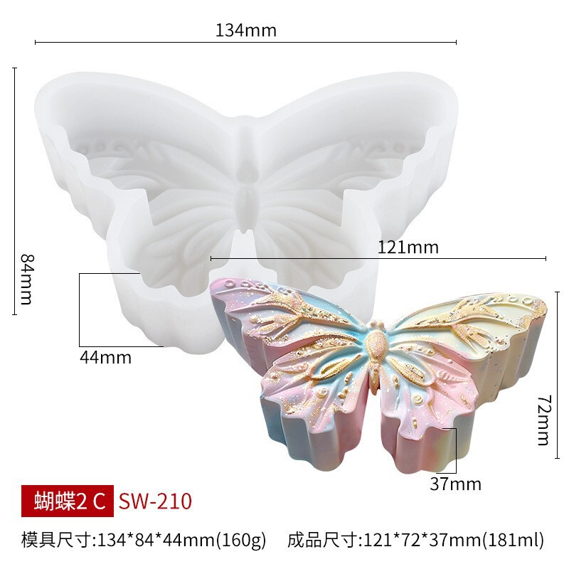 三信蝶ろうそくシリカゲル金型DIY折り紙蝶拡香石振り子源工場カスタマイズが望ましい|undefined