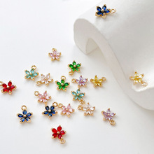 18k����ɫ������ʯ���G������diy�ֹ��Ʒ����朶�����