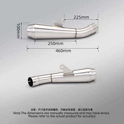 Connects to Original Exhaust, Motorcycle exhaust pipe