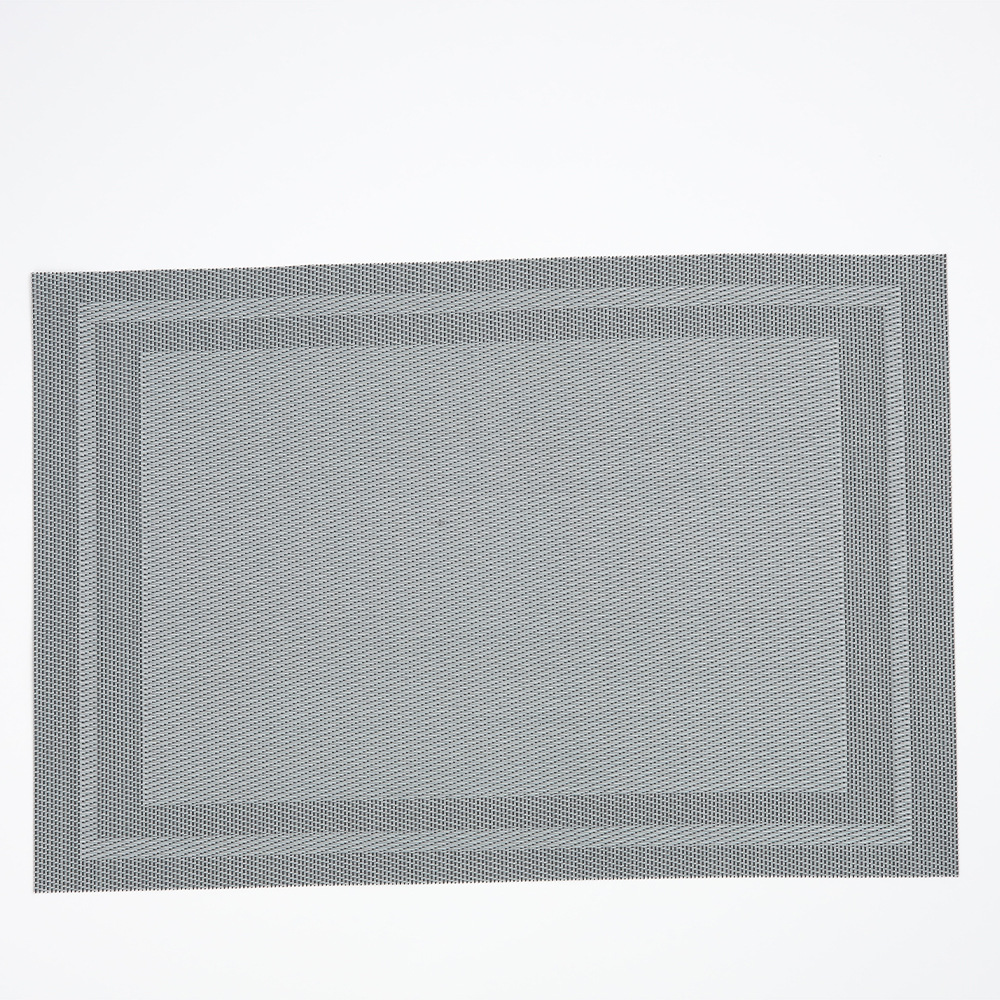 Teslin doble-Marco PVC placemat hotel de estilo Chino compartimiento estera de mesa estera taza de té estera para barra de bar engrosada mantel a rayas