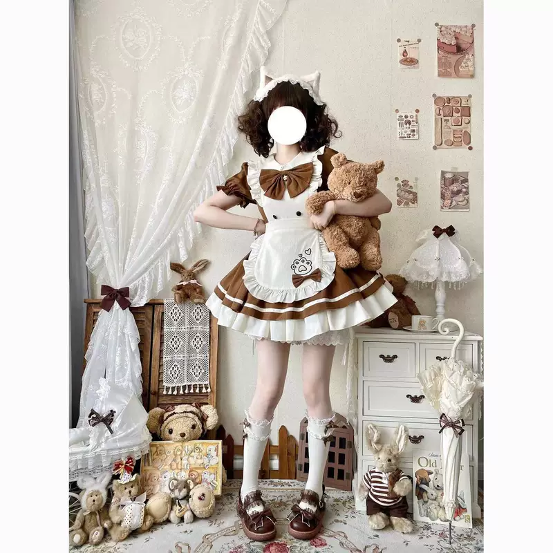 Милое японское платье, косплей, Lolita OP, в стиле Lolita