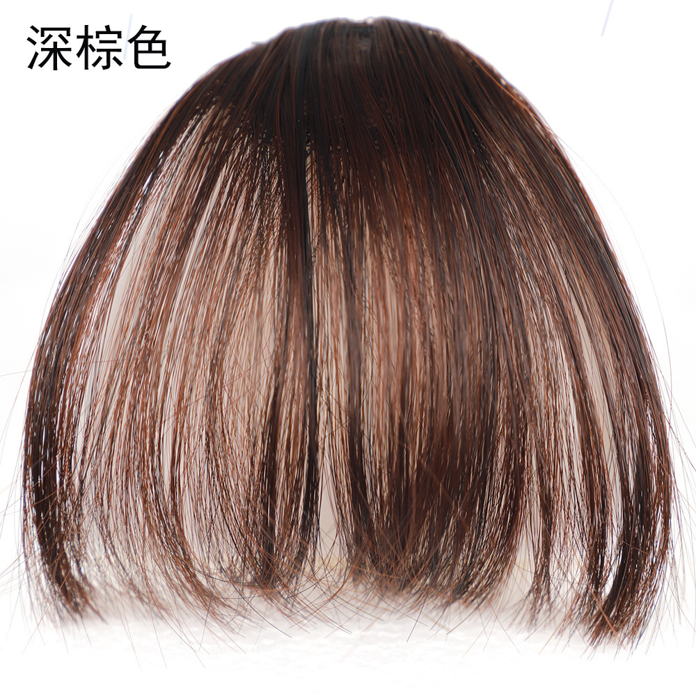 Air en stock peluca de frangea para dama en la parte superior de la frente natural invisible peluca de frangea