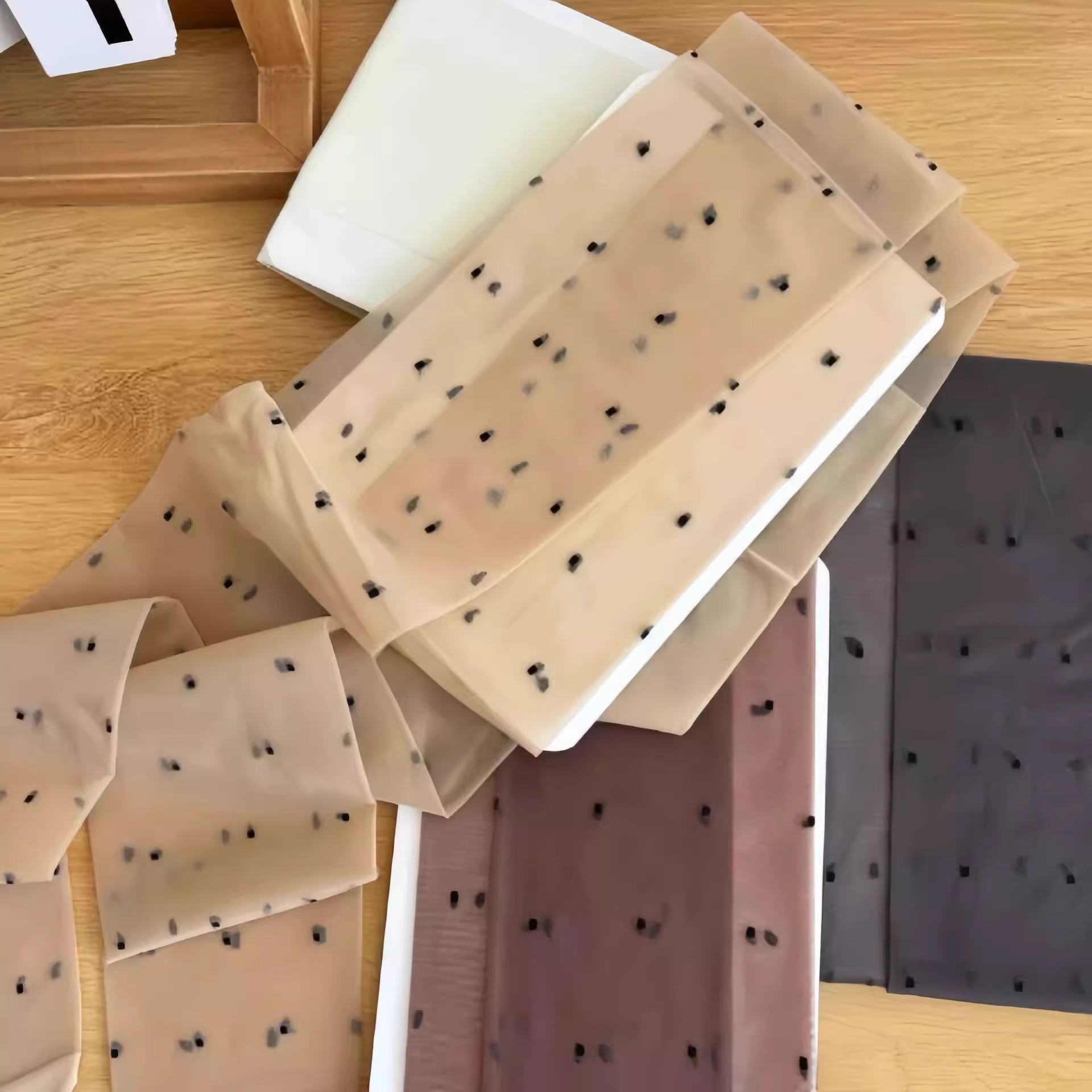 Polka Dot Stockings Anti-Snatch Pantyhose Ultra-Thin 0D High Transparent Jk White Stockings Women's Autumn and Winter Leggings Black Stockings