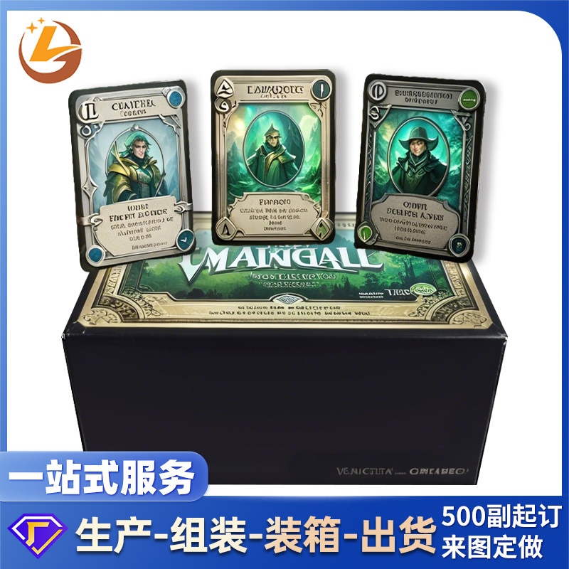 桌游卡牌全套定 制三国杀智谋趣味magic环保油墨跨境纸牌源头工厂