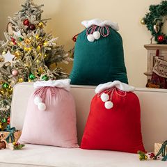 新しい国境を越えたクリスマスプレゼント袋欧米の新年プレゼント袋サンタcack DIYベルベットバッグ