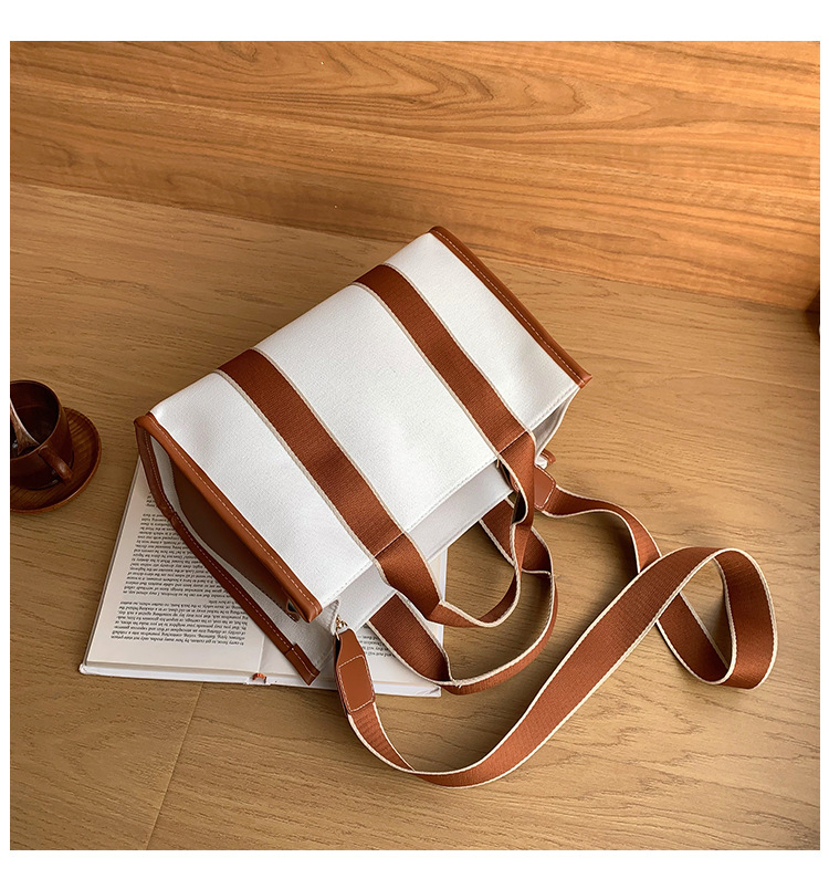 Borsa in tela alla moda, grande capacità, casual, tote per donna, con tracolla singola, casual, a tracolla, per ragazze, borsa da polso_voghion.com