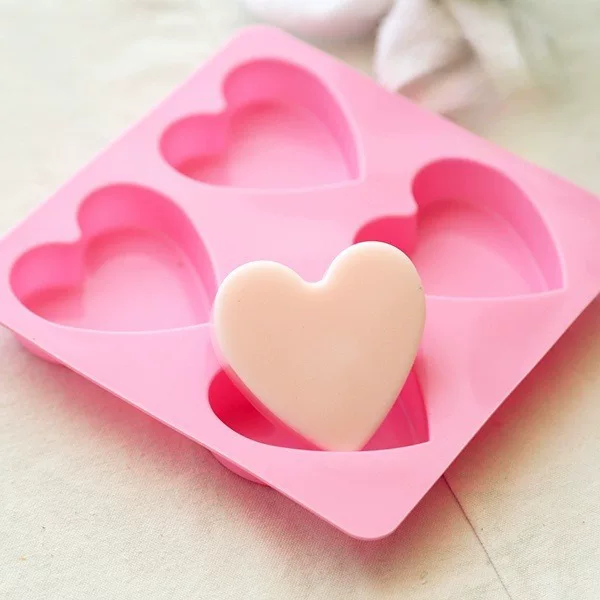 Acrylic compact handmade soap, silicone mold reusable