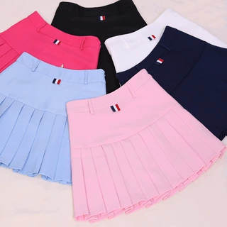 夏季新款韩版aa学院风西装百褶裙高腰半身裙短裙女pleated skirt