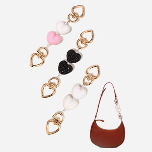 Backpack with trendy shoulder decoration with net red bag chain new accessories creative all-match metal buckle
