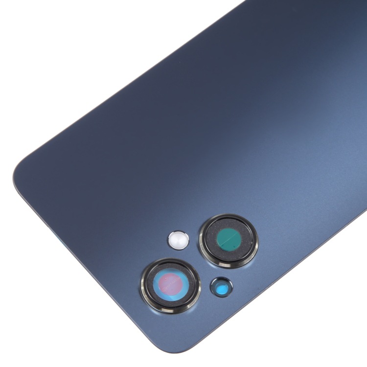 Aplicable para OnePlus Nord N20 Batería original cubierta trasera con anillo de foto (color: azul)