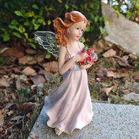 欧式树脂人物田园女孩动漫卡通摆设创意摆件家居装饰定做