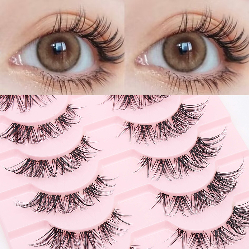 Casual Vacation Solid Color Artificial Fiber False Eyelashes 1 Set display picture 2