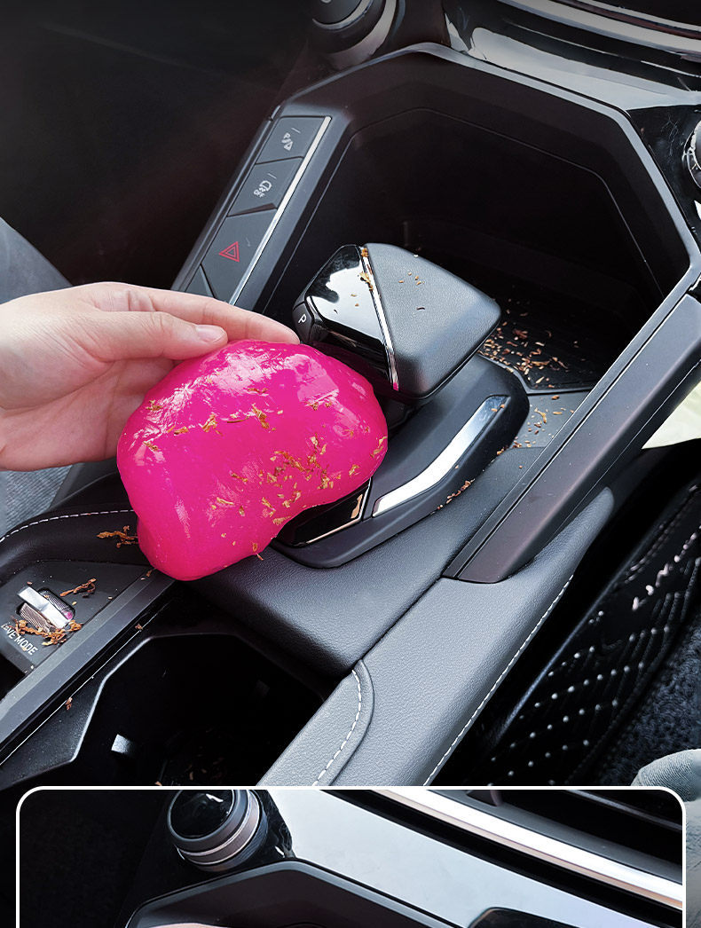 Gap Cleaning Clay, Rubber Clay, Car Mud Remover, Vacuum Tool, Powerful Cleaning Soft Gel, Sticky Mud Paste, Vehicle Windows