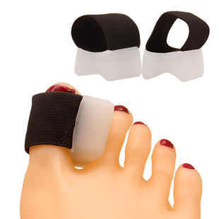 Toe Separator Thumb Valgus Big Foot Bone Overlapping Toe Separator Men's and Women's Elastic Single Hole Toe Orthosis