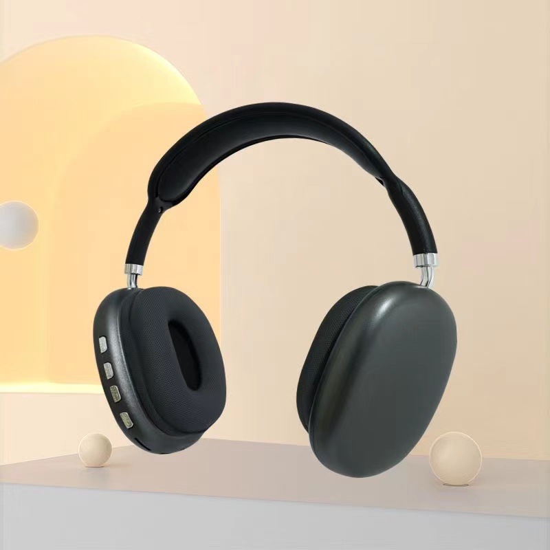 Specially Designed For E-commerce P9 Bluetooth Headset Head-mounted High-quality Apple Max True Wireless Bluetooth Headset