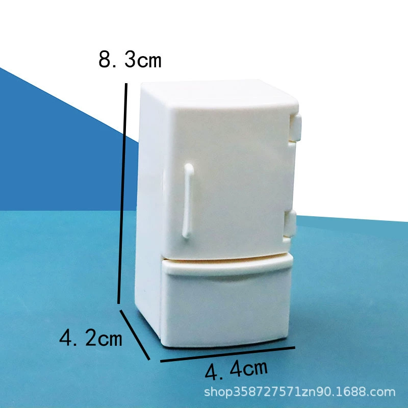 Детский игровой домик имитация мини белый маленький холодильник Миниатюрная модель игрушка кукольный домик кухня маленькие украшения игрушка