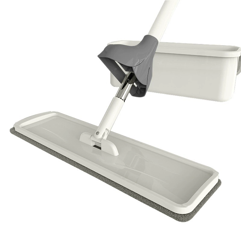 Отслеживание источника сухого и влажного удаления пыли плоской швабры для домашнего использования без ручного мытья