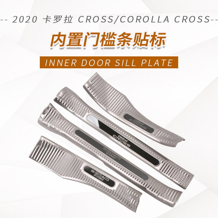 Puerta incorporada alféizar-etiquetado de plata