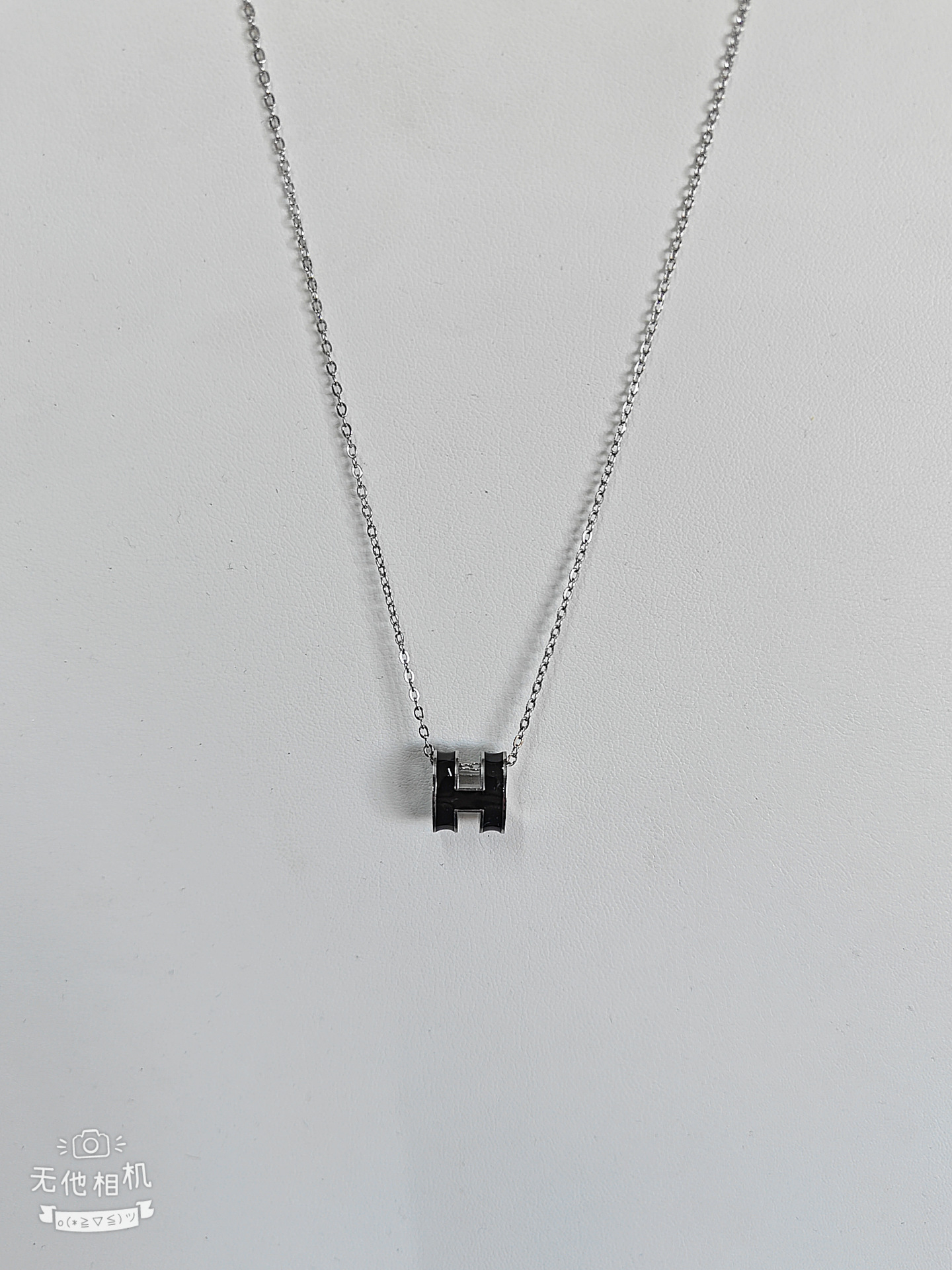 12mm 실버 블랙 목걸이