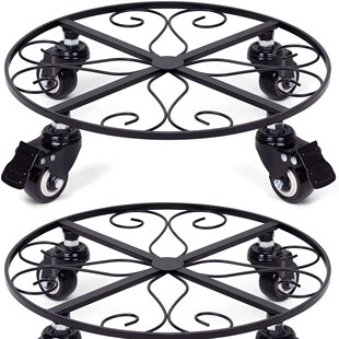 North American Cross-border Special Flower Stand Plant Holder Flower Pot Heavy-duty Potted Plant Holder Indoor Outdoor Metal Garden Container