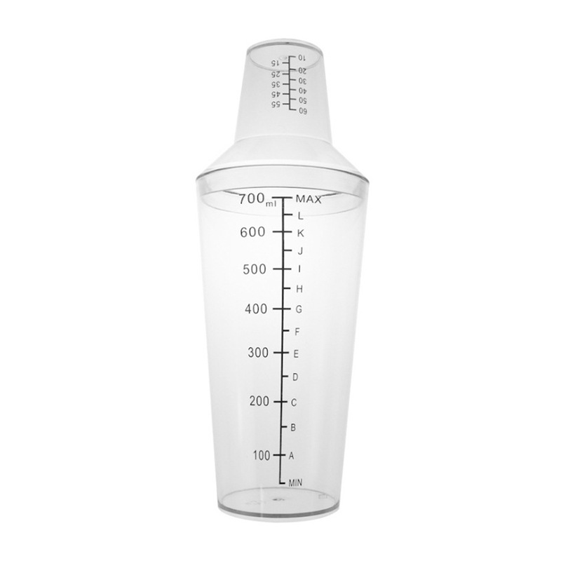 两段式PC雪克杯新款调酒壶食品级树脂摇酒器酒吧用雪克杯|undefined
