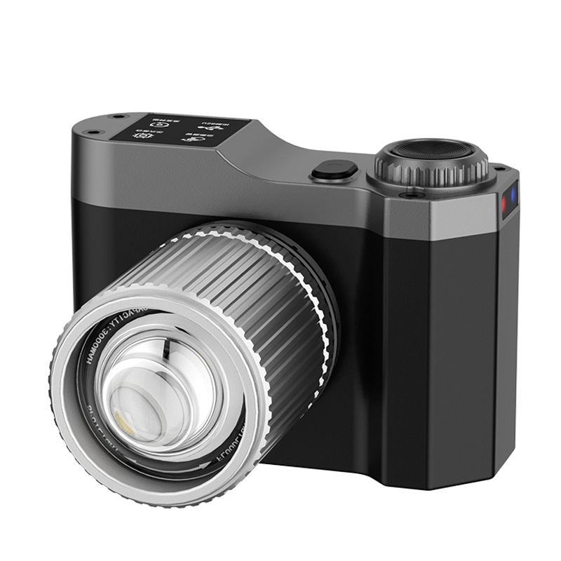 Transfronterizos al aire libre inducción alta cabeza calva larga duración USB carga especial cabeza de pesca nocturna led