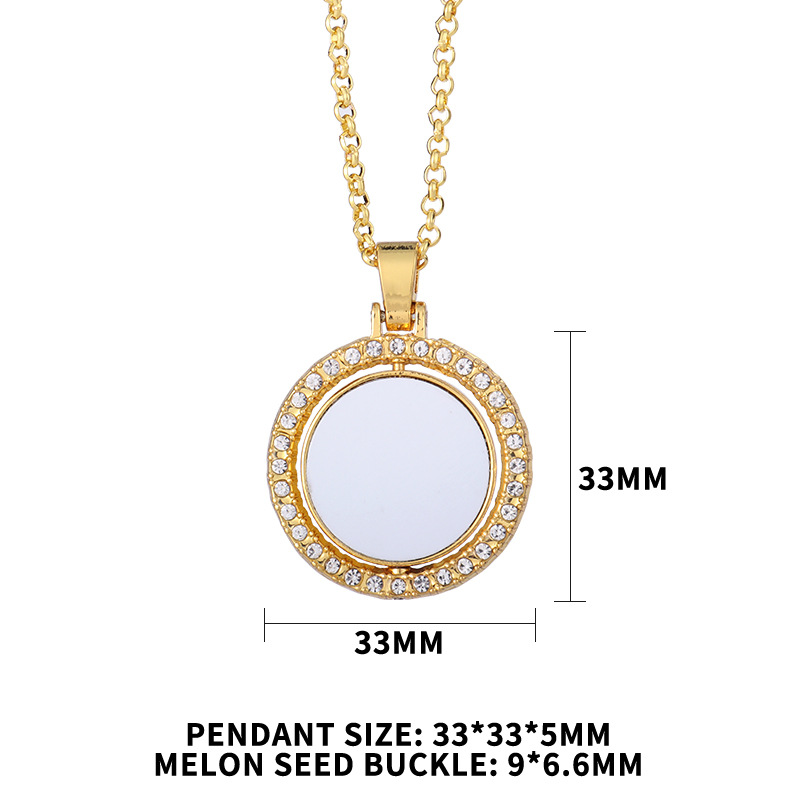 Collar de alas de ángel de transferencia térmica en blanco punto giratorio taladro de sol corazón desplegable accesorios de ropa