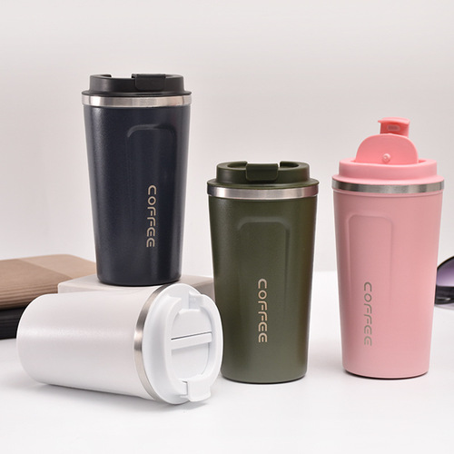 New 304 stainless steel thermos cup double-layer car portable coffee cup men's and women's business accompanying car cup wholesale