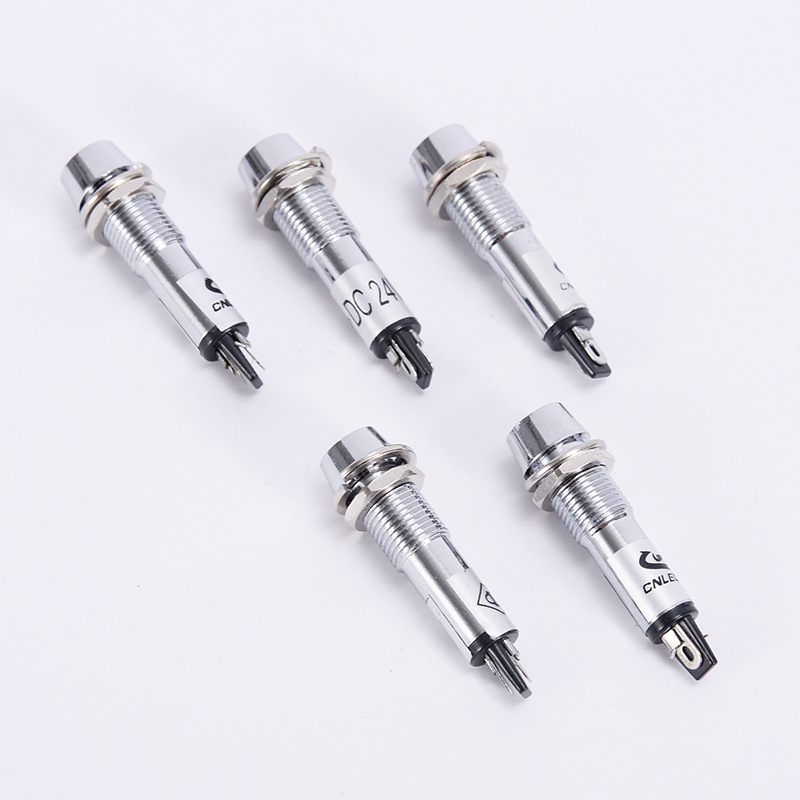 厂价批发金属设备指示灯XD8 220V电源信号灯小型LED应急指示灯