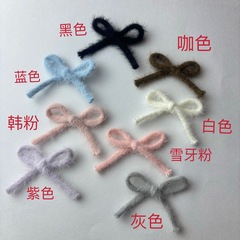 手作りのキャンディーの毛糸の蝶結びの刺繍の靴下の靴の帽子のアクセサリは韓国系のメリヤスのヘアピンのDIYのアクセサリの部品を飾ります。