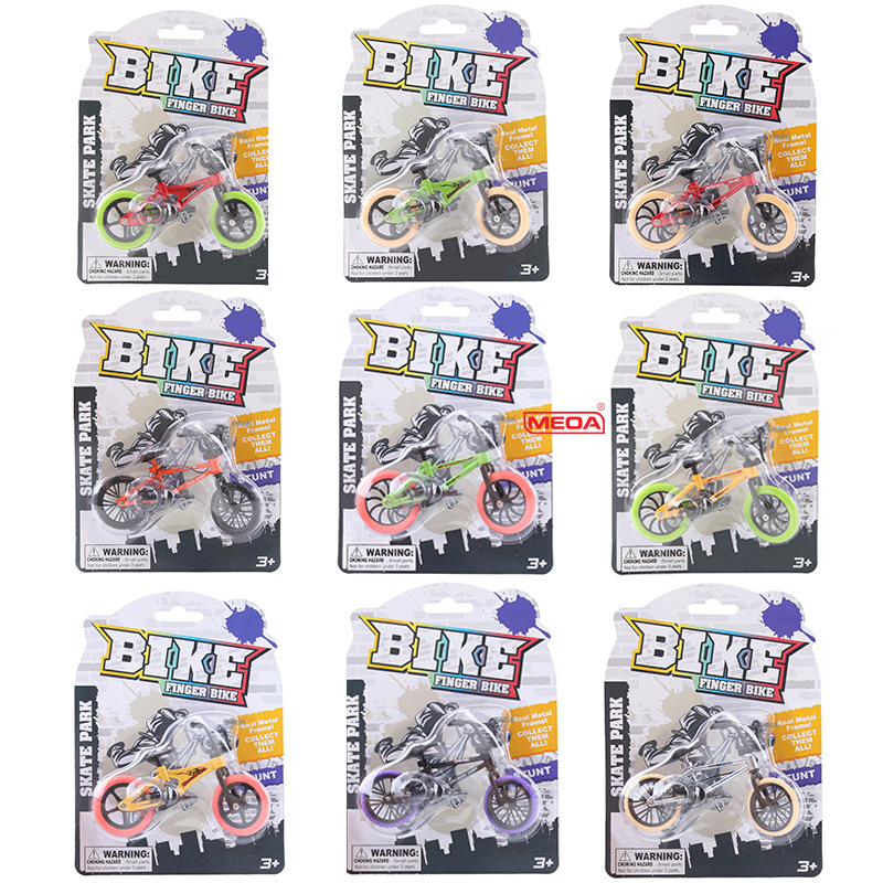 Russian Bicycle Mini Bicycle Finger Skateboard Combination Set Model Alloy New and Unique Children's Toy