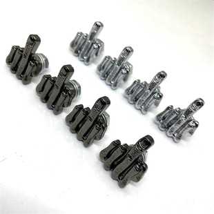 Universal Finger License Plate Screws Motorcycle License Plate Seal License Plate Decorative Cover Finger Screw Seal