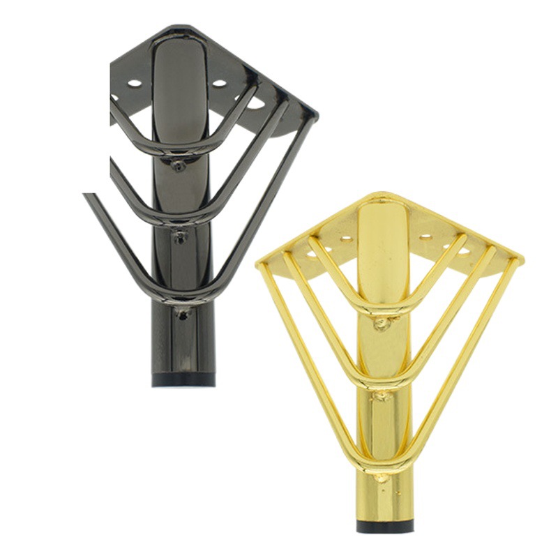 Fábrica de pelo recto de estilo europeo soporte de metal pie gabinete pie transfronterizo dedicado hardware pie accesorios muebles soporte sofá pie