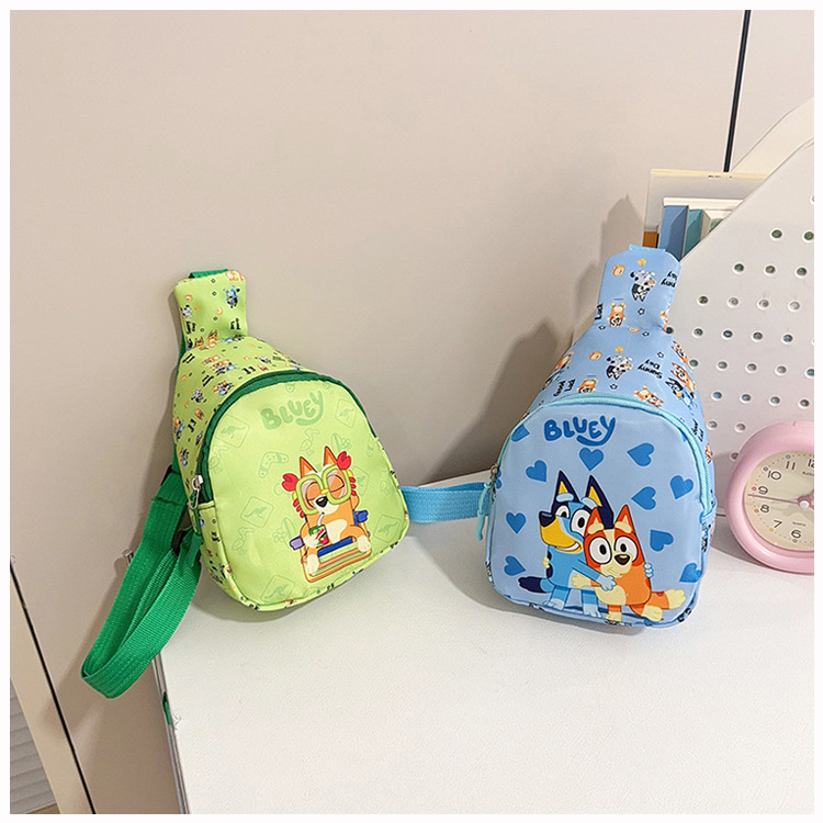 Children's Bags, Korean Style, Fresh and Cute, Girls' Chest Bags, Cute Cartoon Cross-Body Bags for Boys and Girls, Lightweight Casual Coin Purses