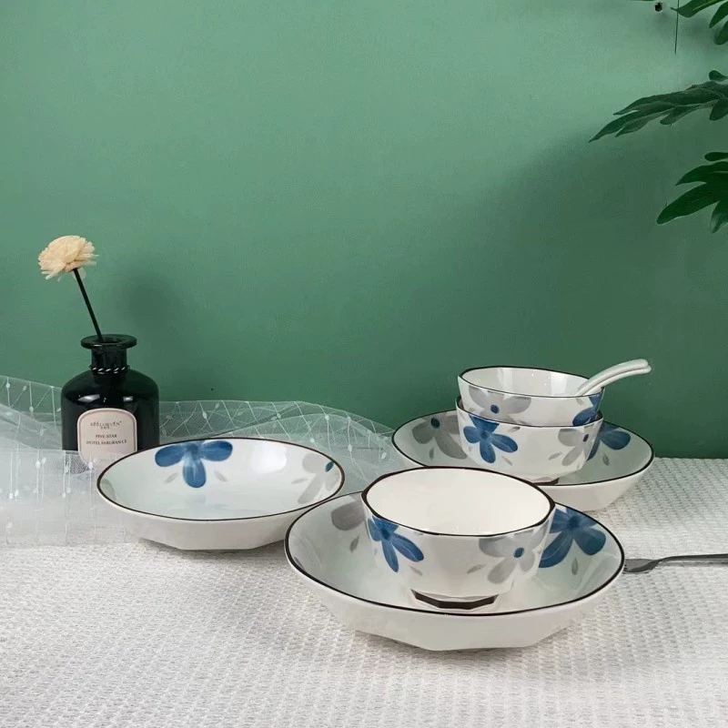 Японская керамическая посуда, суповая миска для дома