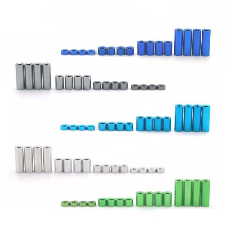 Homemade Four-Wheel Drive Vehicle Accessories 1.5mm Aluminum Tube Electroplated Guide Wheel Aluminum Tube 1.5mm Screw Cylindrical Sleeve Homemade Four-Wheel Drive Vehicle Accessories 1.5mm Aluminum Tube Electroplated Guide Wheel Aluminum Tube 1.5mm Screw Cylindrical Sleeve