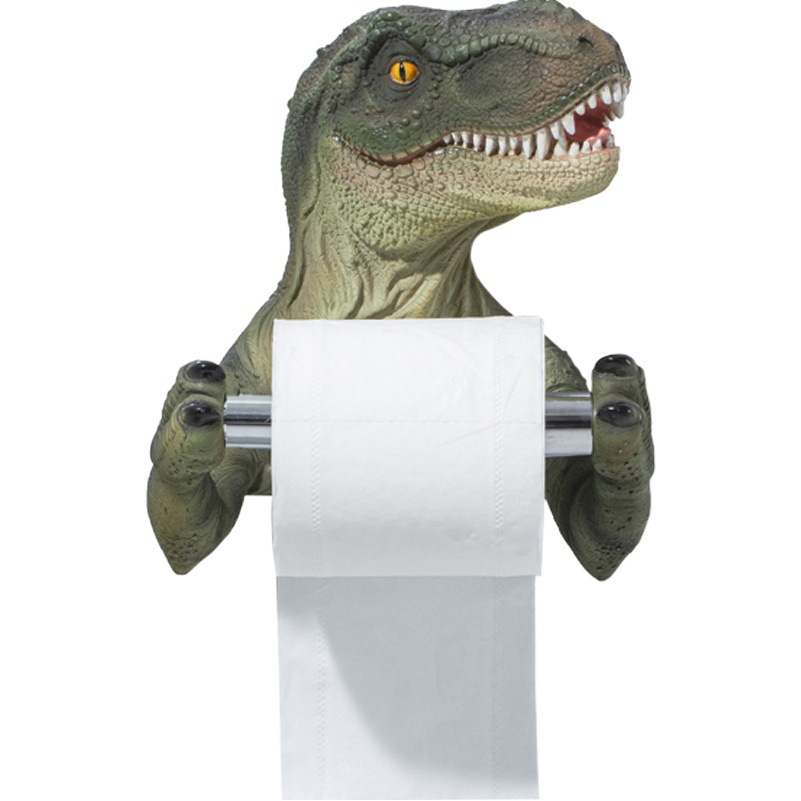 Creativo estante de toallas de papel de cocina transfronterizo soporte de rollo de papel de pared soporte de papel higiénico de almacenamiento de baño sin perforación al por mayor