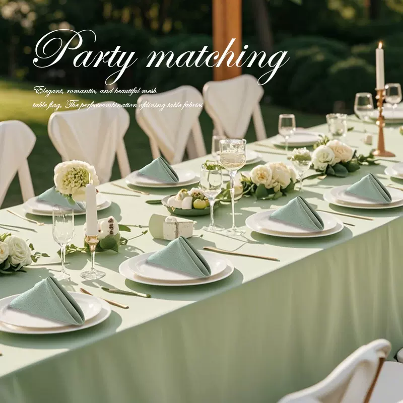 派对婚礼餐具垫防烫隔热正方形纯色布艺餐垫仿棉麻餐巾布口布批发