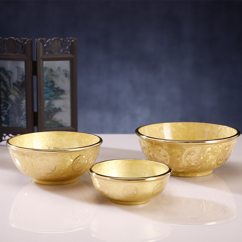 圓通工藝 銅八吉祥 供碗復古結晶供佛齋碗小號供水碗供碗佛前貢碗