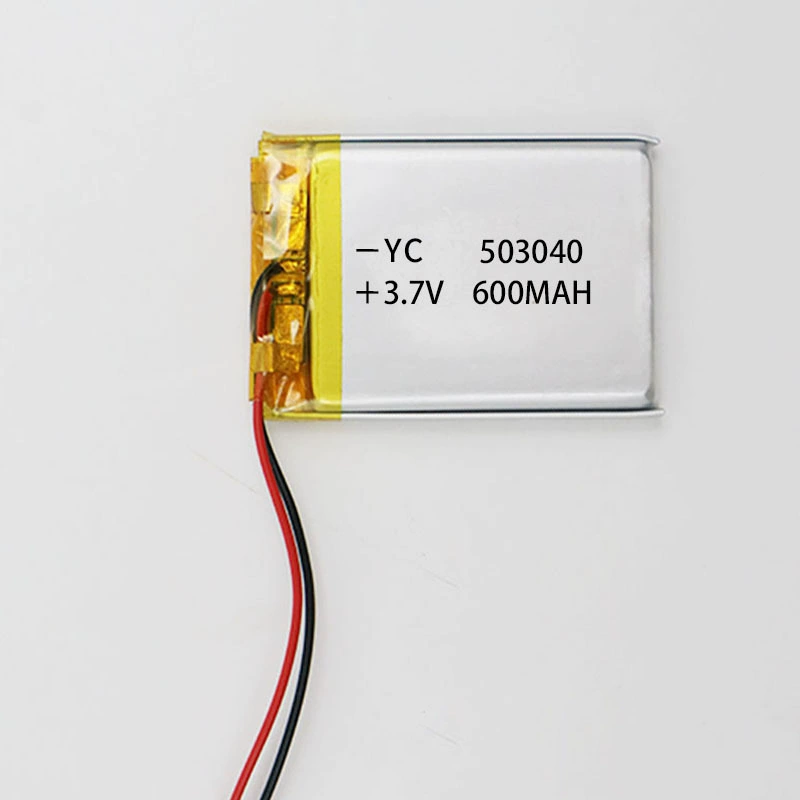 Заводская поставка полимерных литий-аккумуляторов YC 503040 3.7V 600 мА·ч, стабильная работа и большая емкость