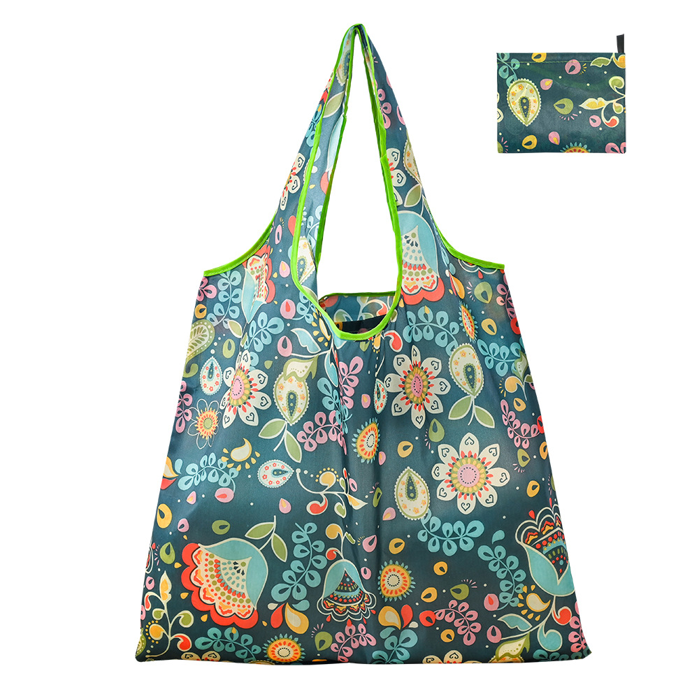 capacious foldable handheld shopping bag