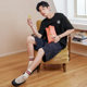 361QEE Joint Ice Sports T-shirt Men's 2025 Summer New Loose Couples Breathable Casual Sports Short Sleeve