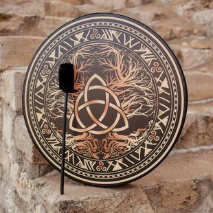 Haobei Cross-Border New Product Independent Station Atmosphere Decoration Celtic Drum Gift Handmade Decorative Crafts