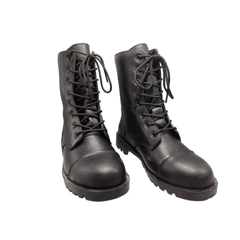 Botas de combate altas transfronterizas, senderismo al aire libre, zapatos de entrenamiento resistentes al desgaste, botas tácticas para hombres Magnum de talla grande para hombres negros