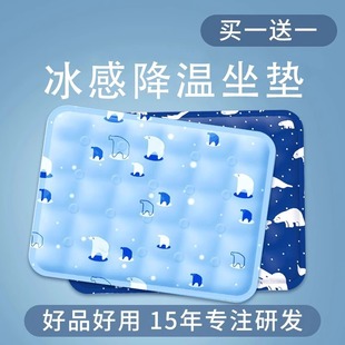 Summer Ice Cushion, Seat Cushion, Car Water Cushion, Cooling Pet Cooling Cushion, Water-Free Hydrogel Student Water Mattress