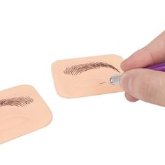 Silicone Practice Skin 3D Eyelid Eyebrow Block Embroidery Practice Patch Semi-Permanent Eyebrow Newcomer Practice Module